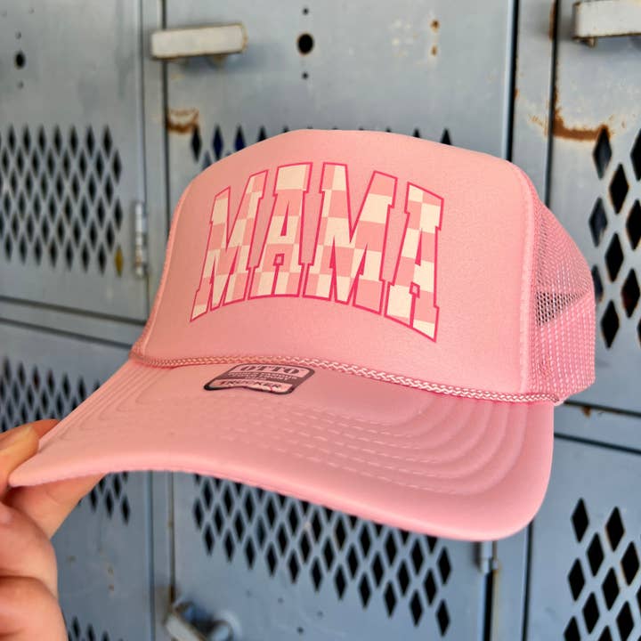 208T2.0 – Engroshandel Trucker hat - Dame – Mama Pink Ternet Otto Foam Front Truckerhat1
