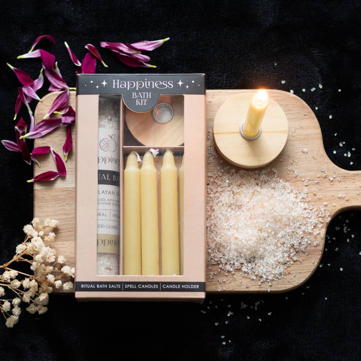 Something Different Wholesale - Wholesale Bath & Body Set - Happiness Herbal Ritual Bath Salt Kit