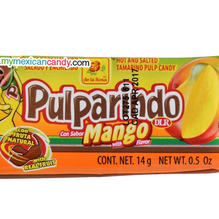 Long Island Candy Factory – wholesale Torkad frukt – Pulparindo Mango 20 stycken Tamarind Mexikanskt godis
