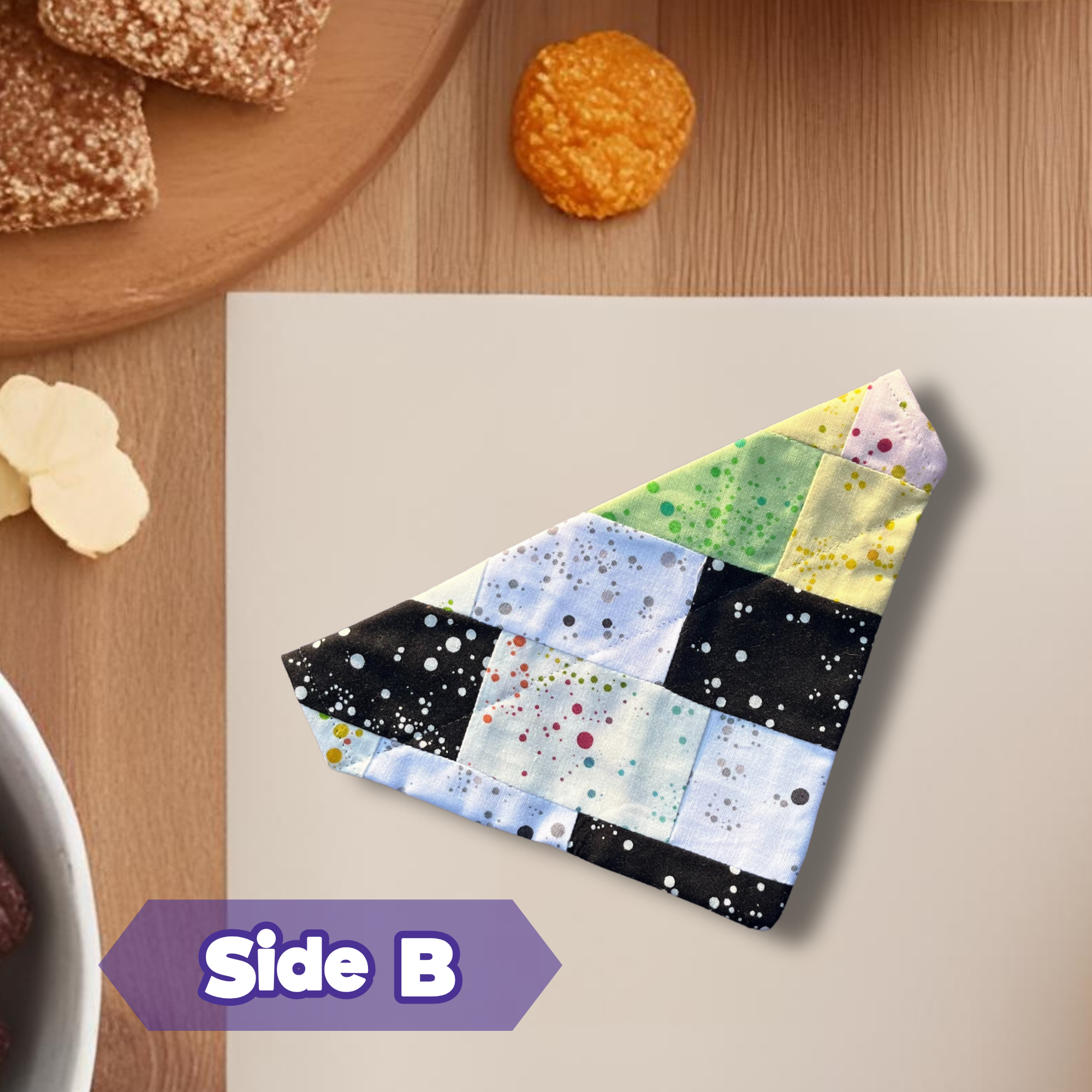 Pup Snack Pack - Wholesale Pet Bandana - Dog - Quilted Over the Collar Dog Bandana12