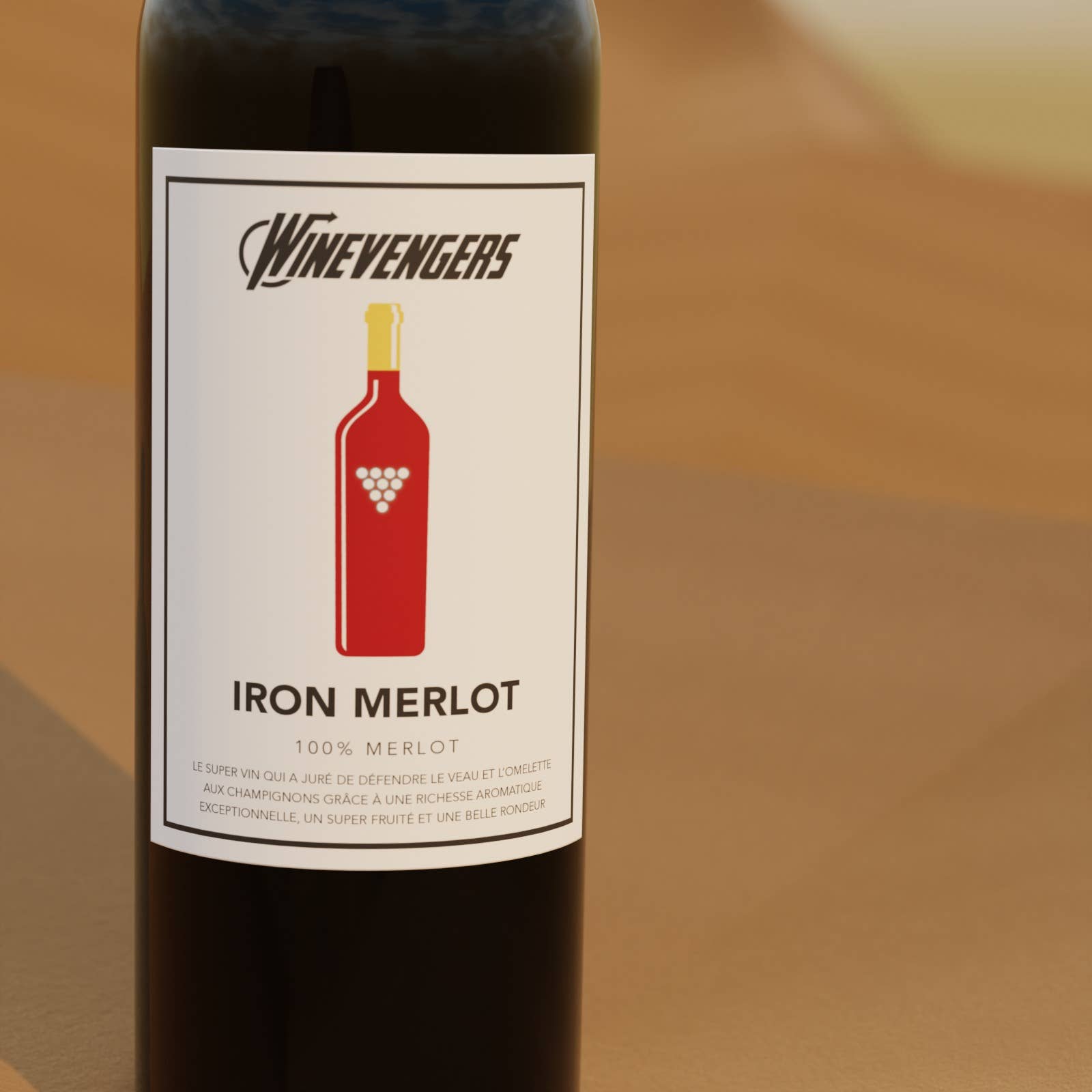 Les Compagnons du Canon - Wholesale Red Wine - Iron Merlot 20193