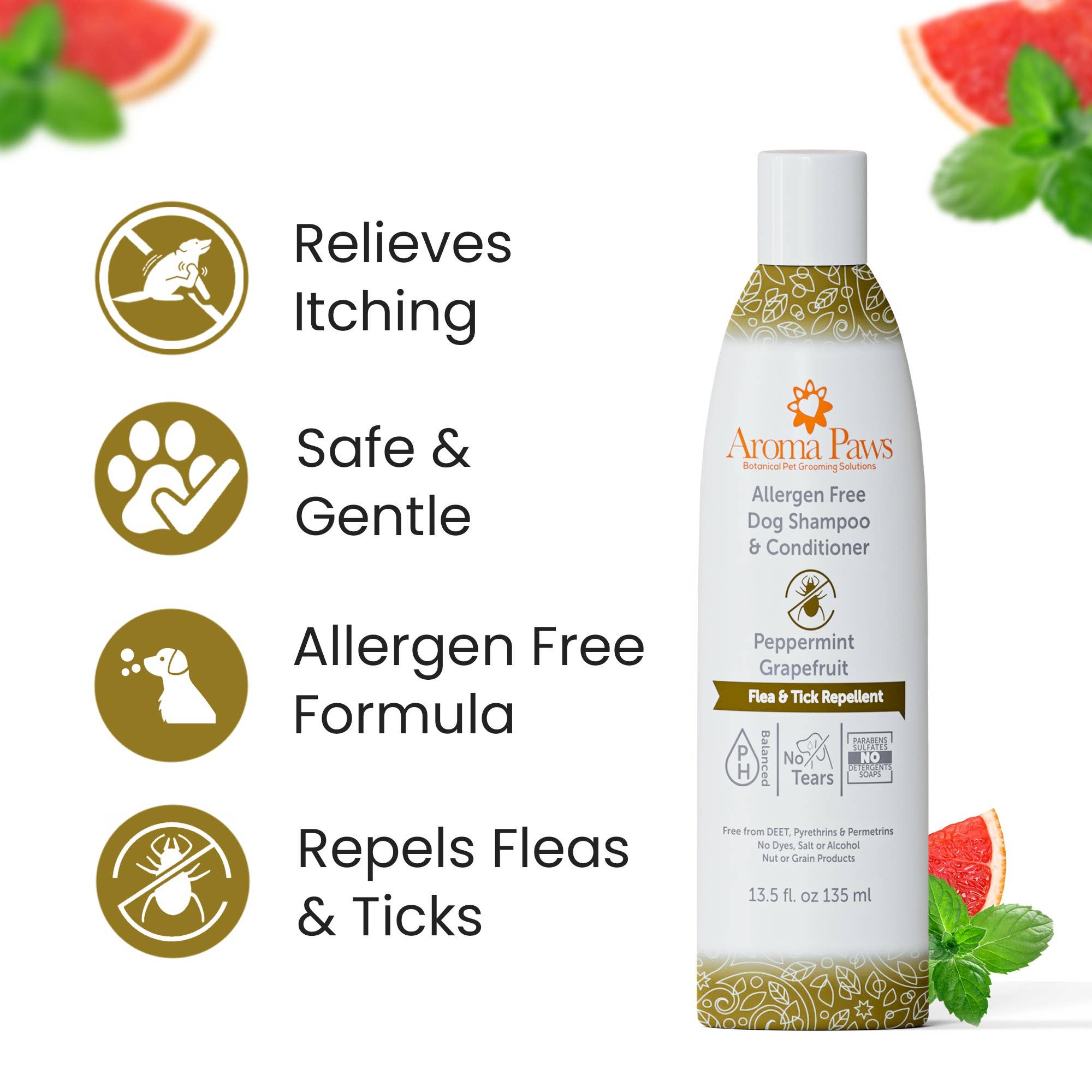 Aroma Paws - Wholesale Hondenshampoo - Hond - 13,5 Oz Shampoo Allergeenvrij insectenwerend middel1