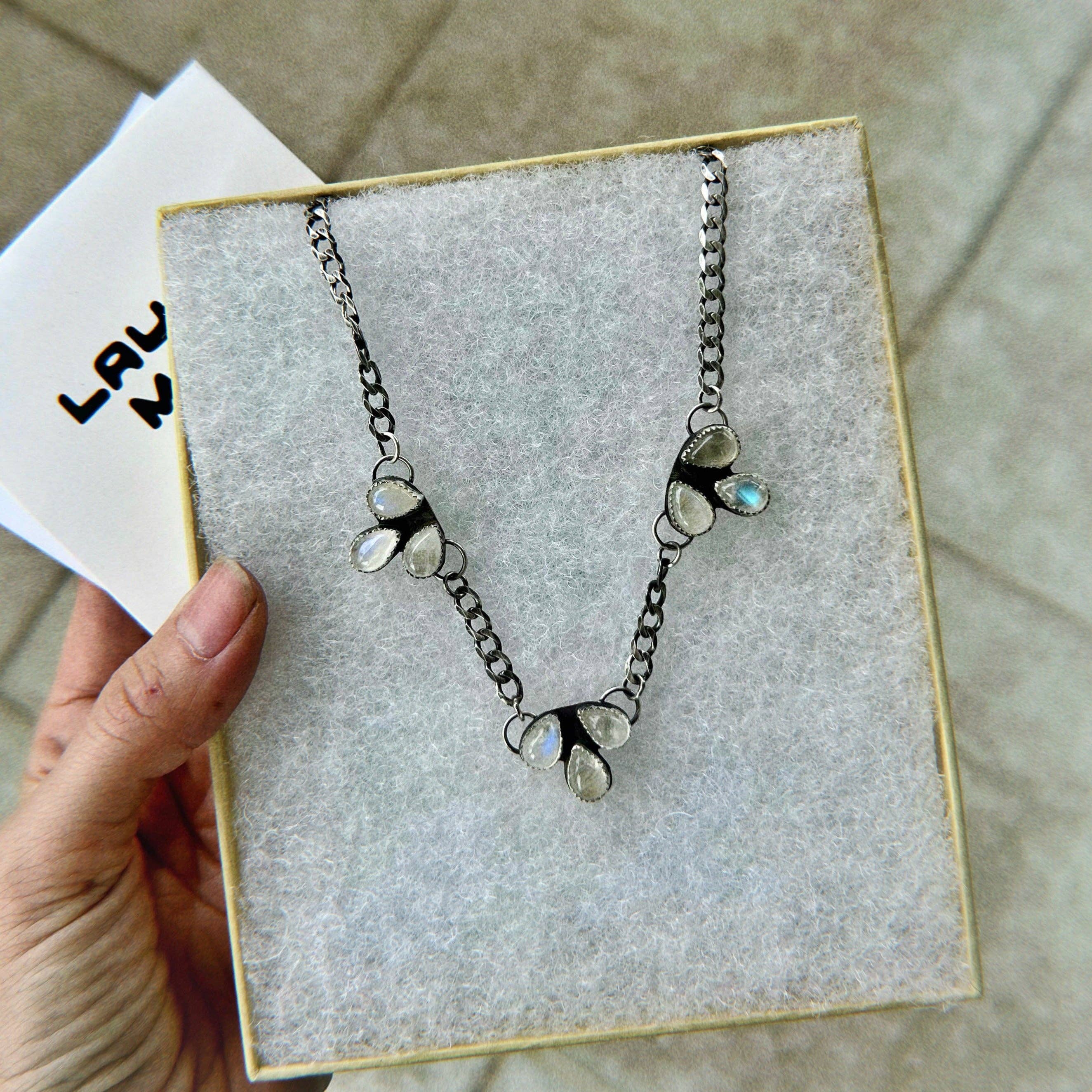 Laura Mar Jewelry - Wholesale Pendant/Charm Necklace - waterfall gemstone necklace2