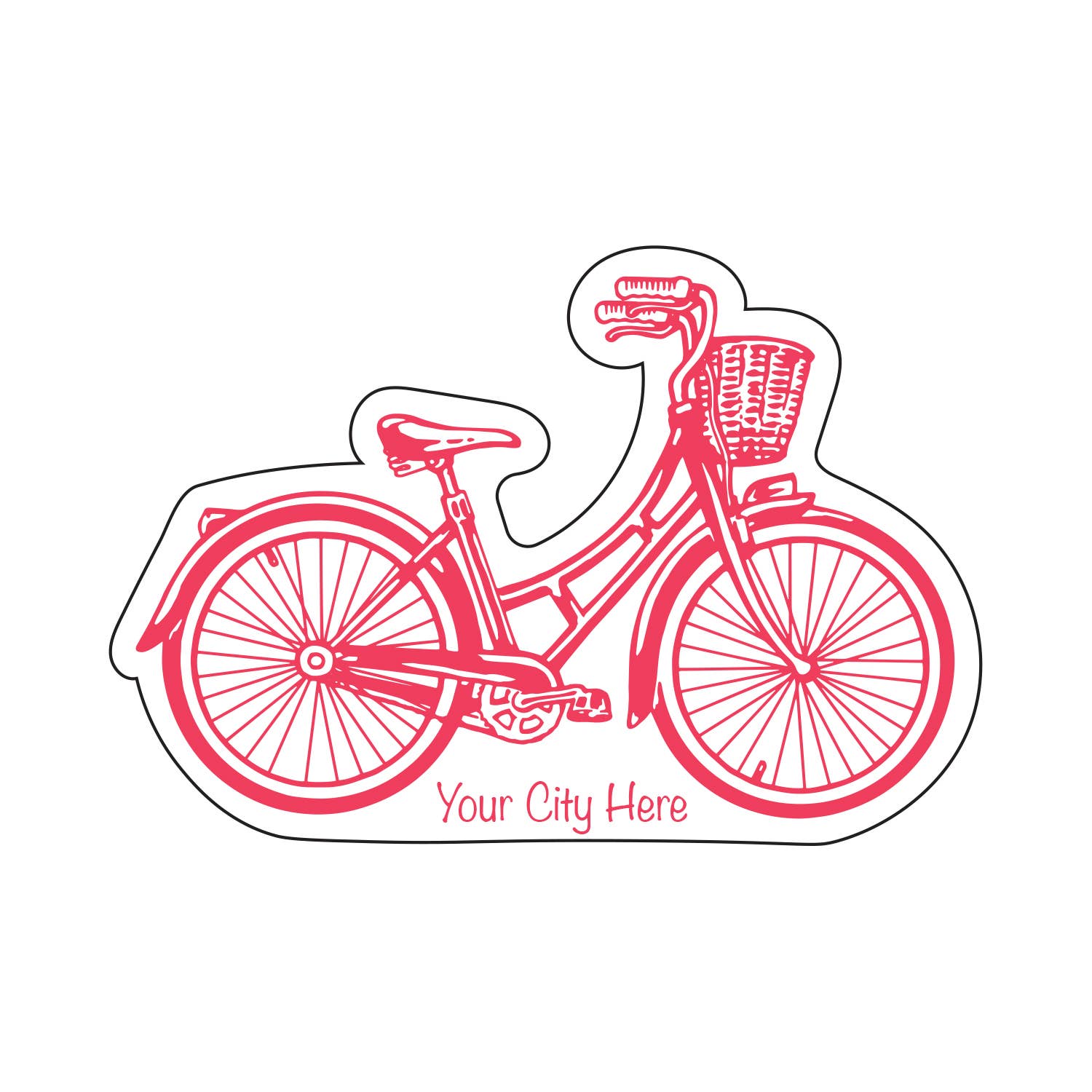 Counter Couture - Venta al por mayor Pegatina - Pegatinas para Bicicletas Playeras | Personalización de Nombre1