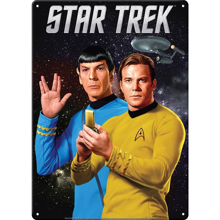 Ata-Boy - Wholesale Sign - Star Trek Metal Sign (11.5" x 8.25")