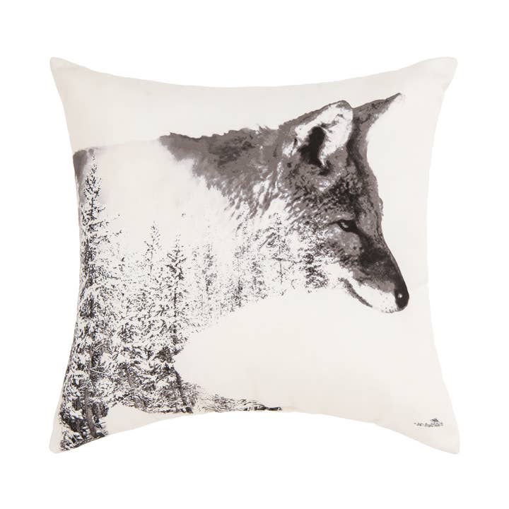 SALE Fox Forest Wildlife Indoor/Outdoor Throw Pillow for wholesale by C&F Home