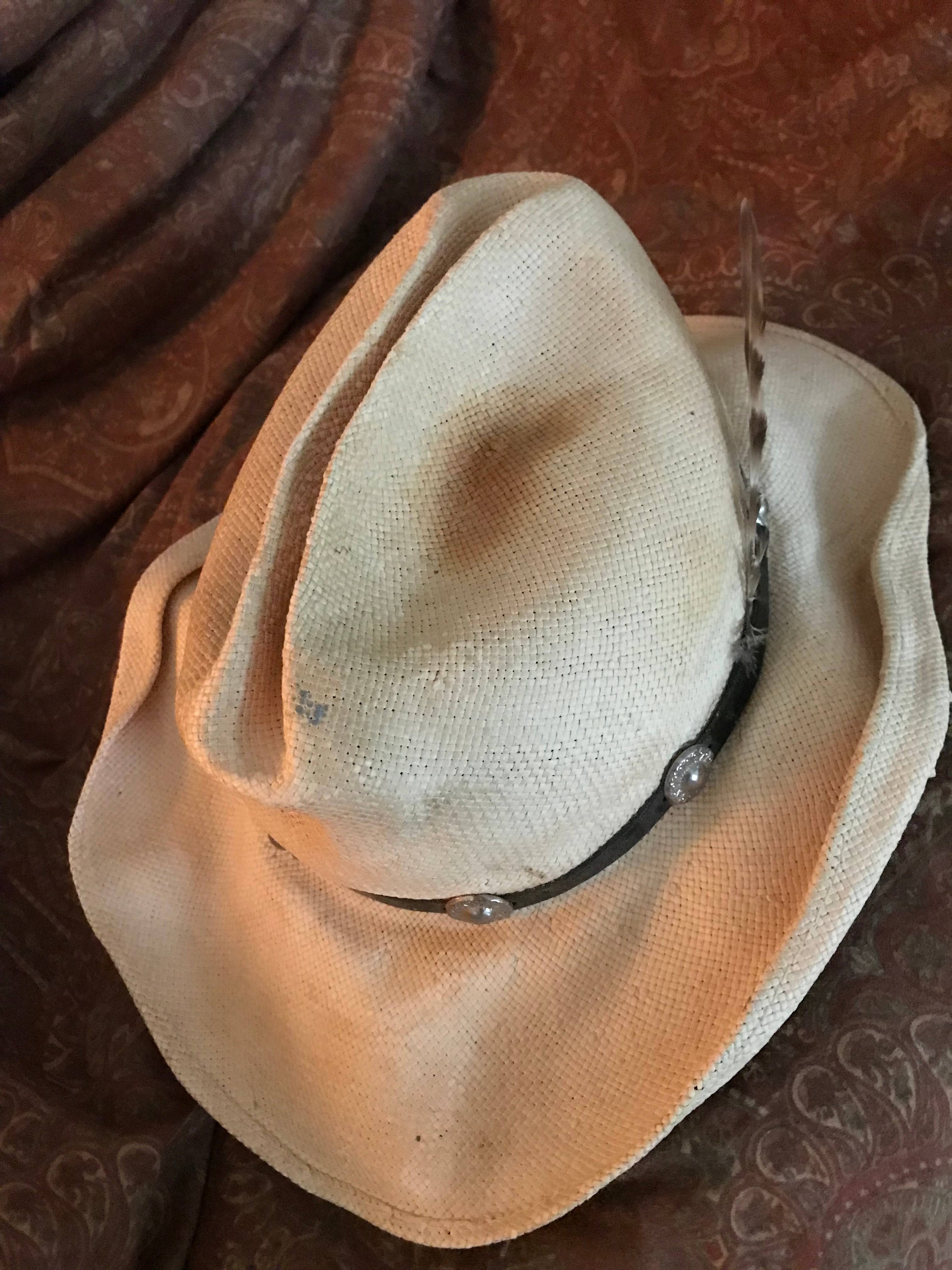 Hip Vintage Hats & More – wholesale Cowboy Hat – Women’s – Hip Vintage Distressed Cowboy Hat w/ Silver Concho Hatband22