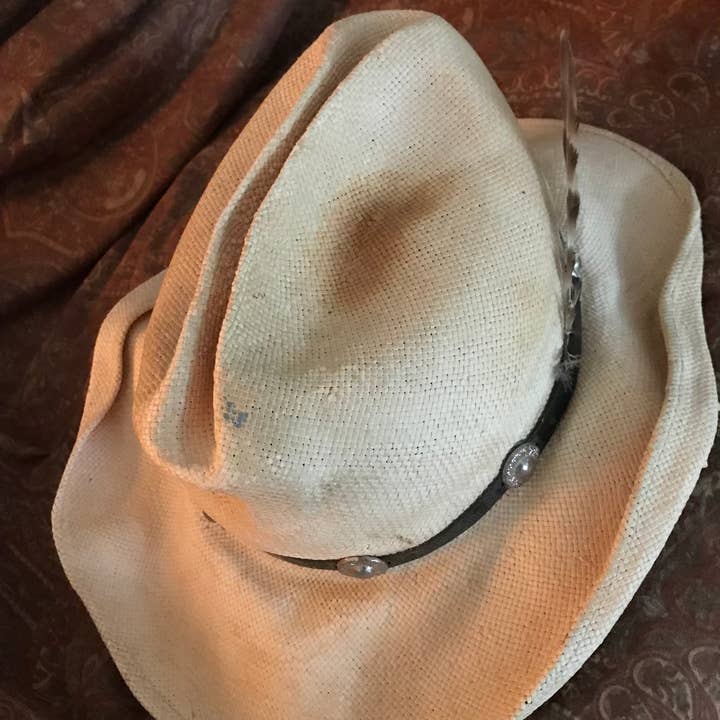 Hip Vintage Hats & More – wholesale Cowboy Hat – Women’s – Hip Vintage Distressed Cowboy Hat w/ Silver Concho Hatband22