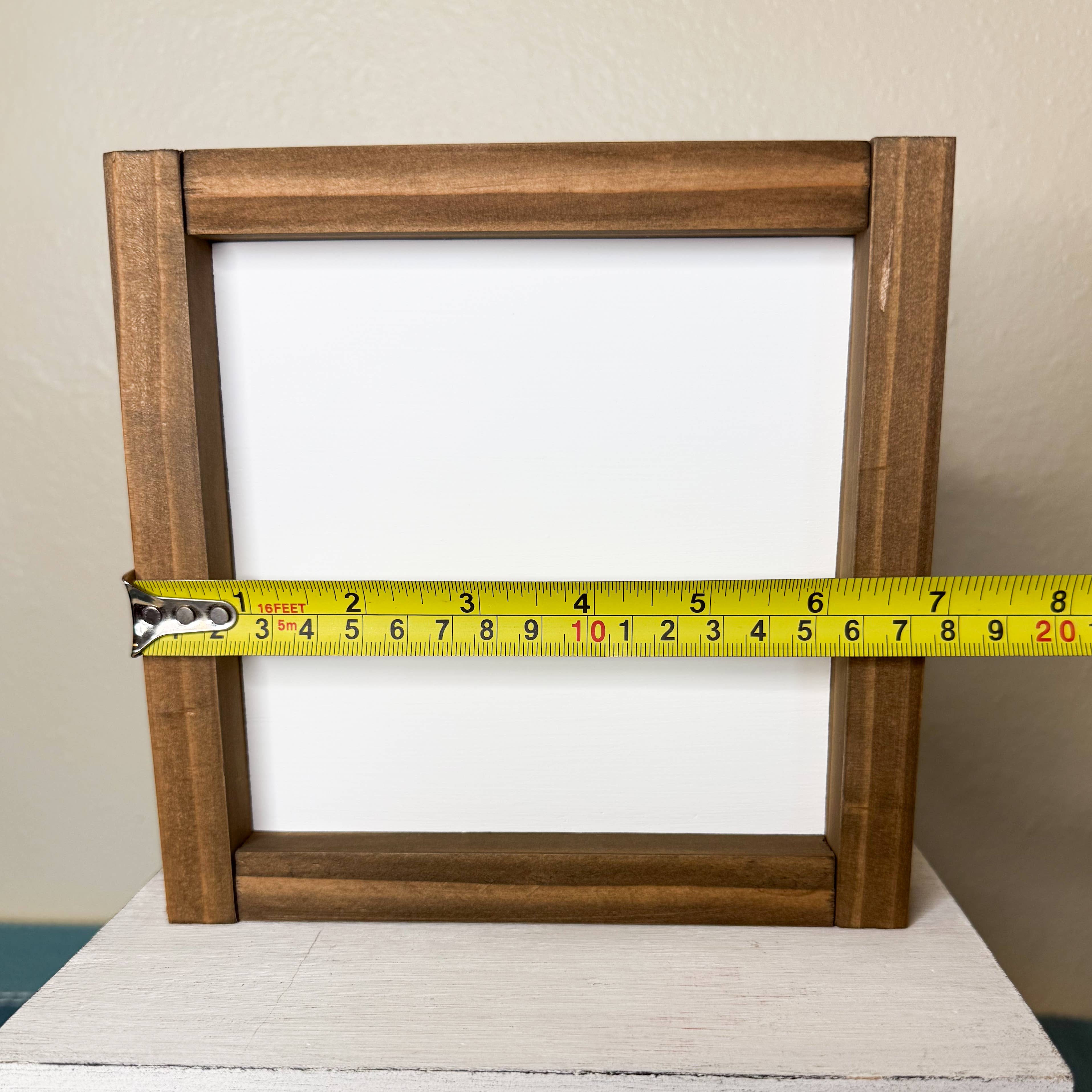 Ruaille Buaille Co – Großhandel Badezimmerschild – Neutrale Badezimmerdekoration | Holzgerahmtes rustikales Badezimmer-Schild6