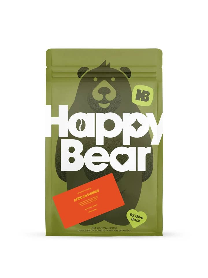 Torréfaction African Sunrise (Café Africain) pour la vente par Happy Bear Coffee Company