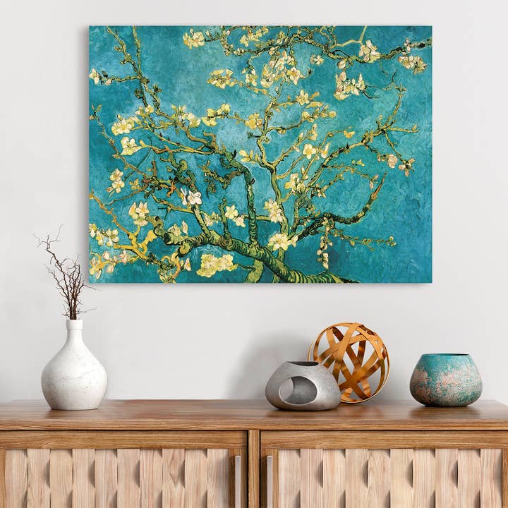 Maleri på lærred: Vincent van Gogh, Almond Blossom for engroshandel hos Selected Artworks Italia