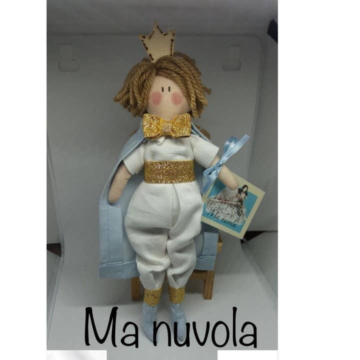 Muñeco Príncipe Encantador hecho a mano en Italia para venta al por mayor de Ma nuvola