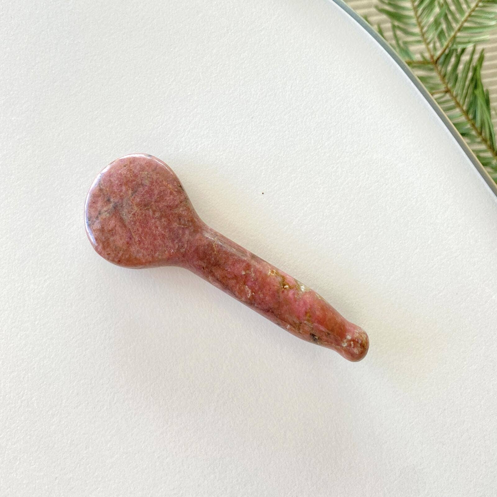 COOHE - Wholesale Gua Sha Tool - Gua Sha Eye Massage Spoon Rhodochrosite1