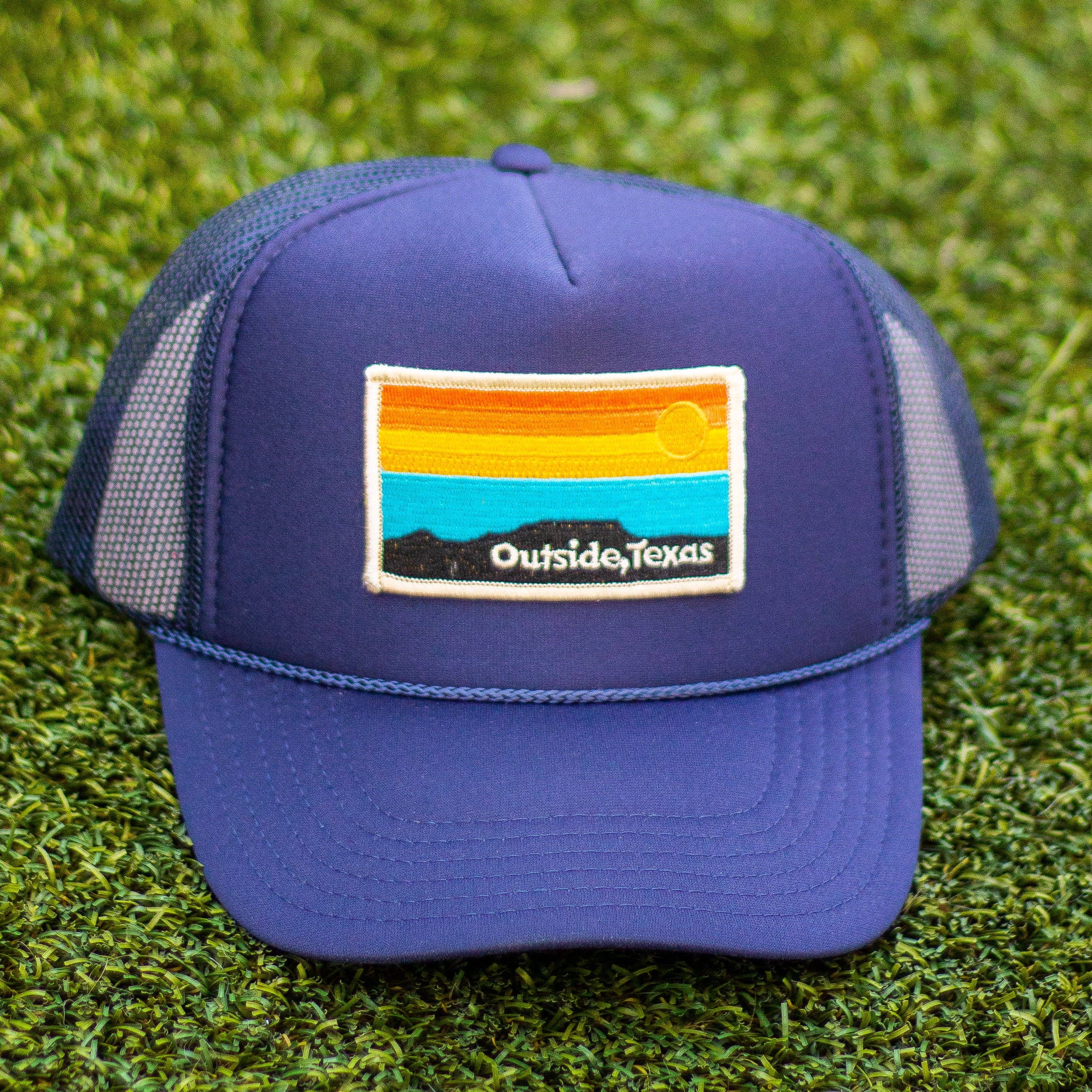 Outside, Texas - Wholesale Trucker Hat - Unisex - OTX Foam Trucker: Horizon Patch20
