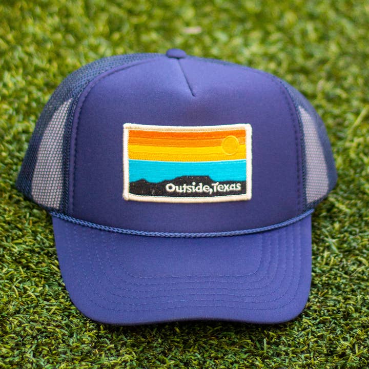 Outside, Texas - Wholesale Trucker Hat - Unisex - OTX Foam Trucker: Horizon Patch20