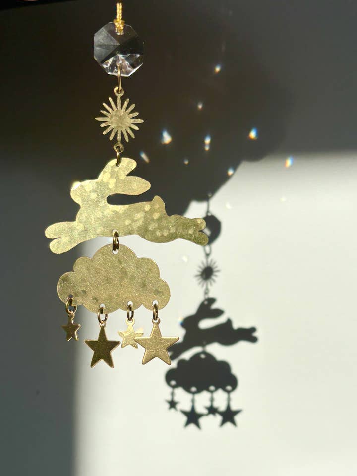 Rabbit Garden Light Catcher | Sun Catcher | Suncatcher for wholesale by Vida + Luz