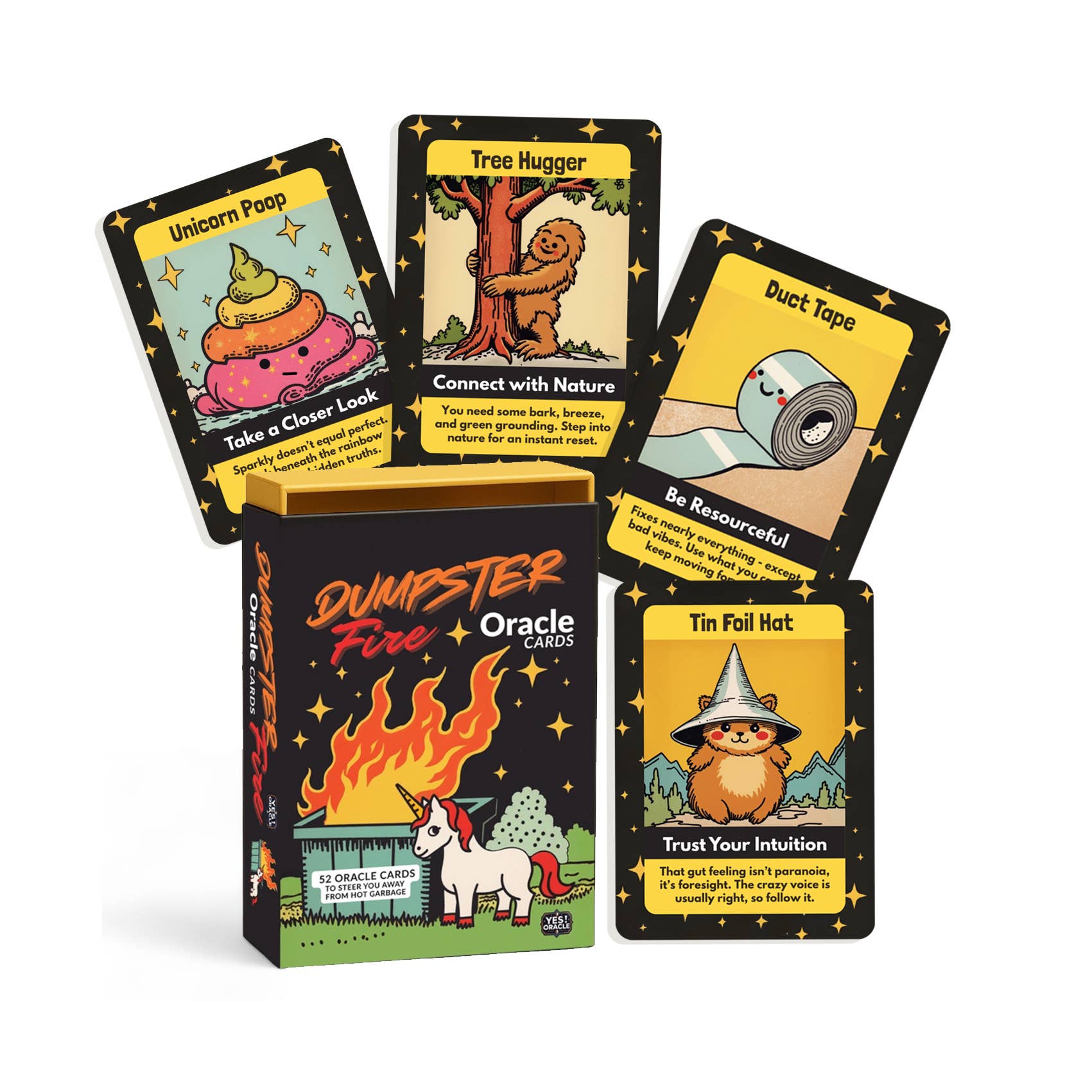 Yes! Oracle - Wholesale Tarot Cards - Dumpster Fire Oracle Deck – Fun Divination by Yes! Oracle2