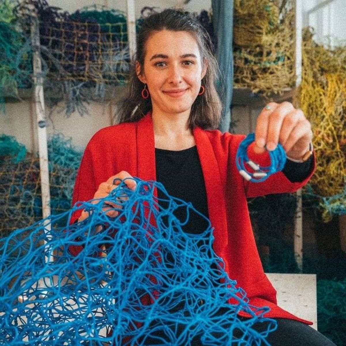 BRACENET - Wholesale Woven/Braided Bracelet - Arctic Ocean bracelet made from fishing net12