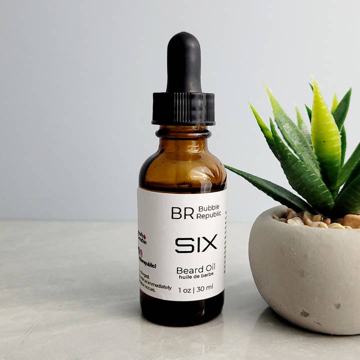 Six Beard Oil for wholesale by Bubble Republic