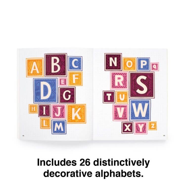 Abrams - Wholesale Coloring & Activity Book - Adult - Creative Hand Lettering from A to Z3