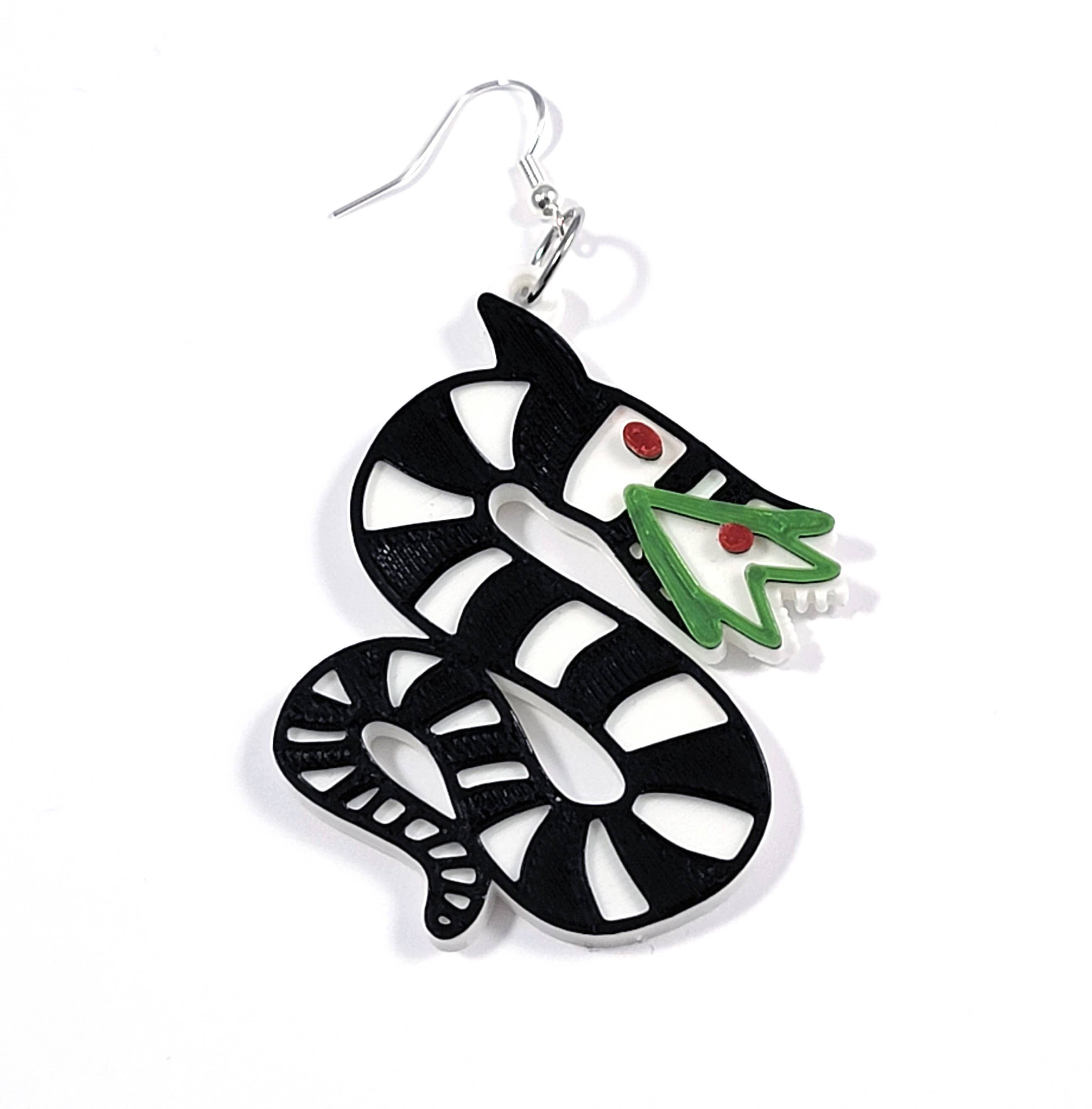 Printy Vibes - Vendita all'ingrosso Orecchini pendenti - Orecchini Sandworm Statement stampati 3D2