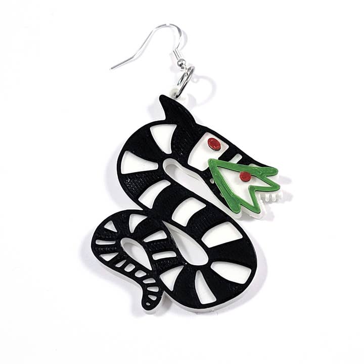 Printy Vibes - Vendita all'ingrosso Orecchini pendenti - Orecchini Sandworm Statement stampati 3D2