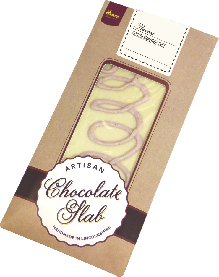 Hames Chocolates – wholesale Chocolate bar – UK ONLY White Artisan Bar Fizzy Wine Strawberry Twist0