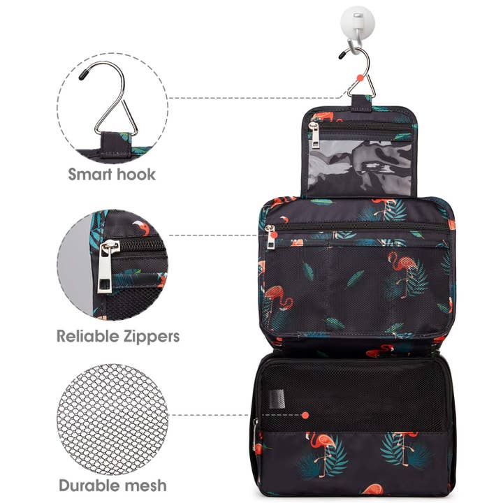 NARWEY INC - Wholesale Toiletry Bag - Women's - Hanging Travel Toiletry Bag Cosmetic Make up Organizer74