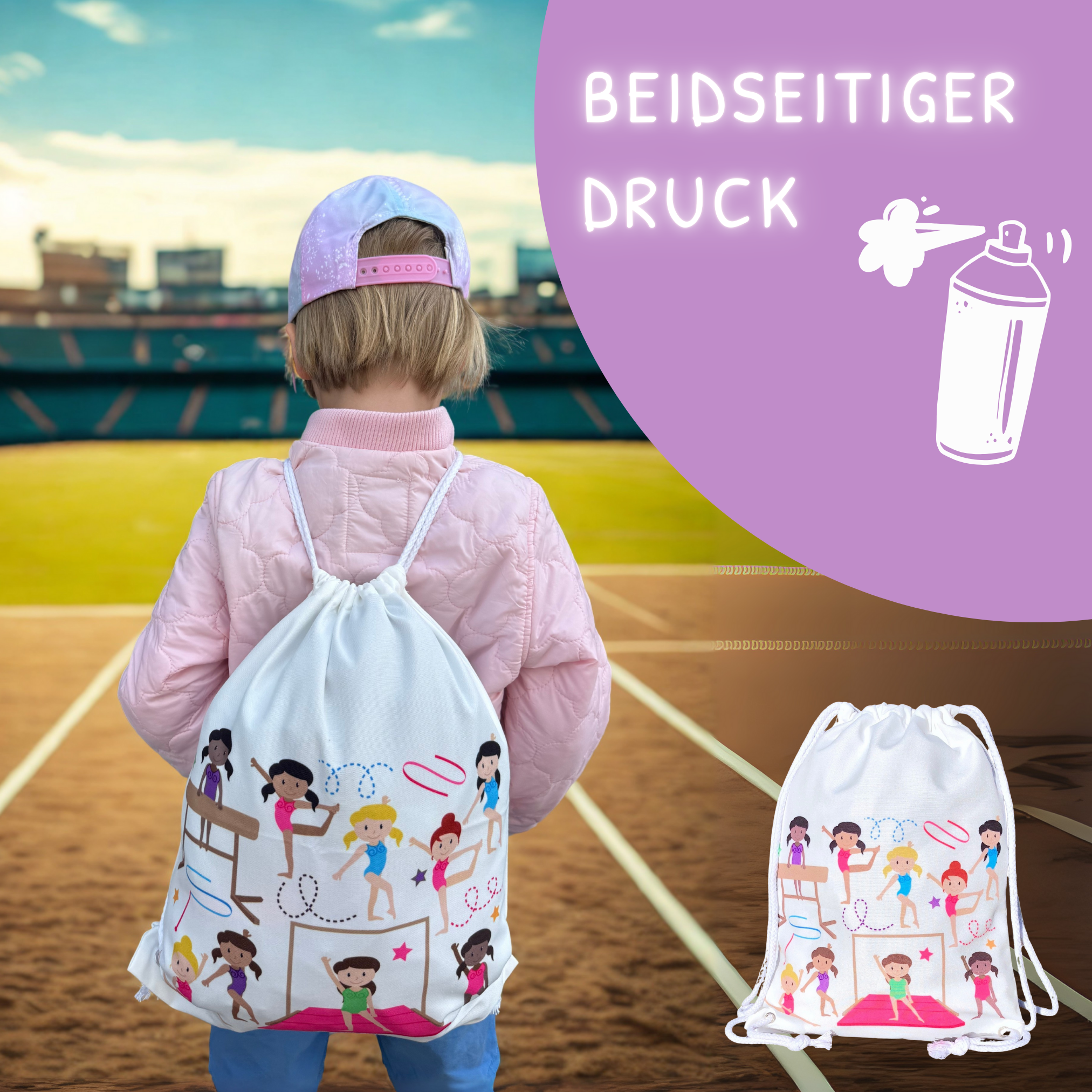 HECKBO - Wholesale Drawstring Bag - Kids - gym bag ballet gymnasts4