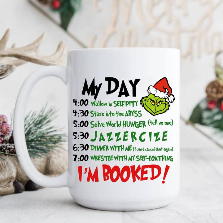 Grinch - My Day | Holiday Mug for wholesale by AromaSarapy