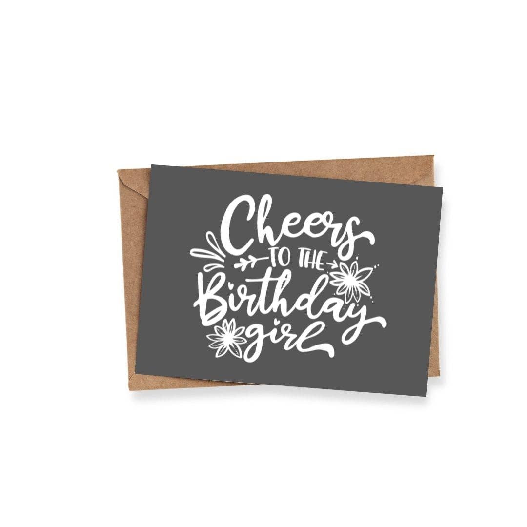 Aire Avenue - Wholesale Birthday card - Cheers To The Birthday Girl Birthday Cards