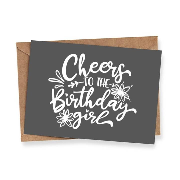 Aire Avenue - Wholesale Birthday card - Cheers To The Birthday Girl Birthday Cards0