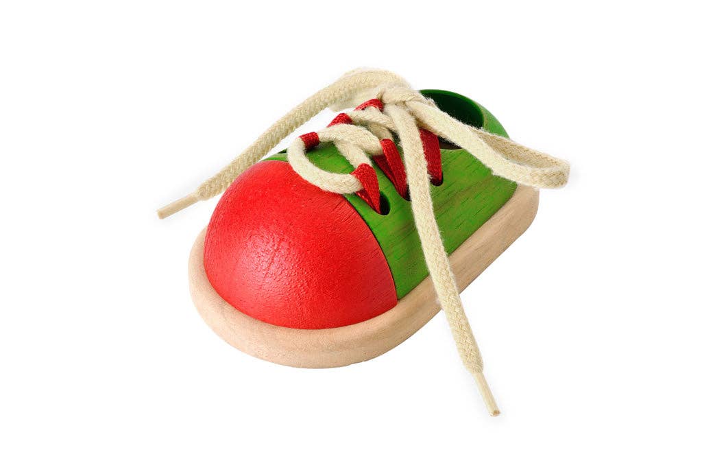 Little Concepts Distribution Ltd – wholesale Wood toy – Child – Tie-Up Shoe Baby Toy PlanToys0