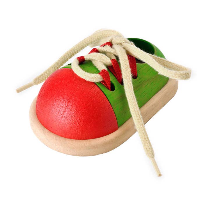 Little Concepts Distribution Ltd – wholesale Wood toy – Child – Tie-Up Shoe Baby Toy PlanToys0