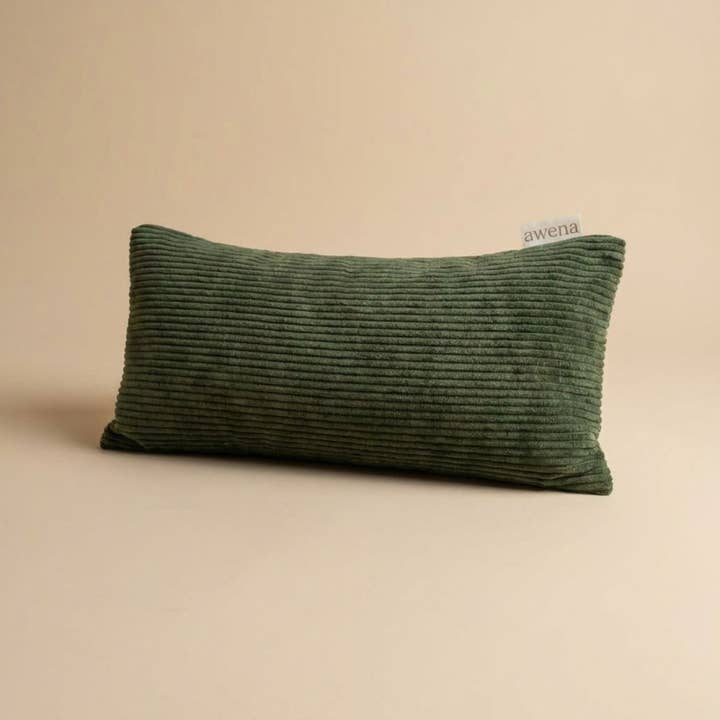 Hanoi Pillow - light khaki green yoga pillow for wholesale by Awena Studio