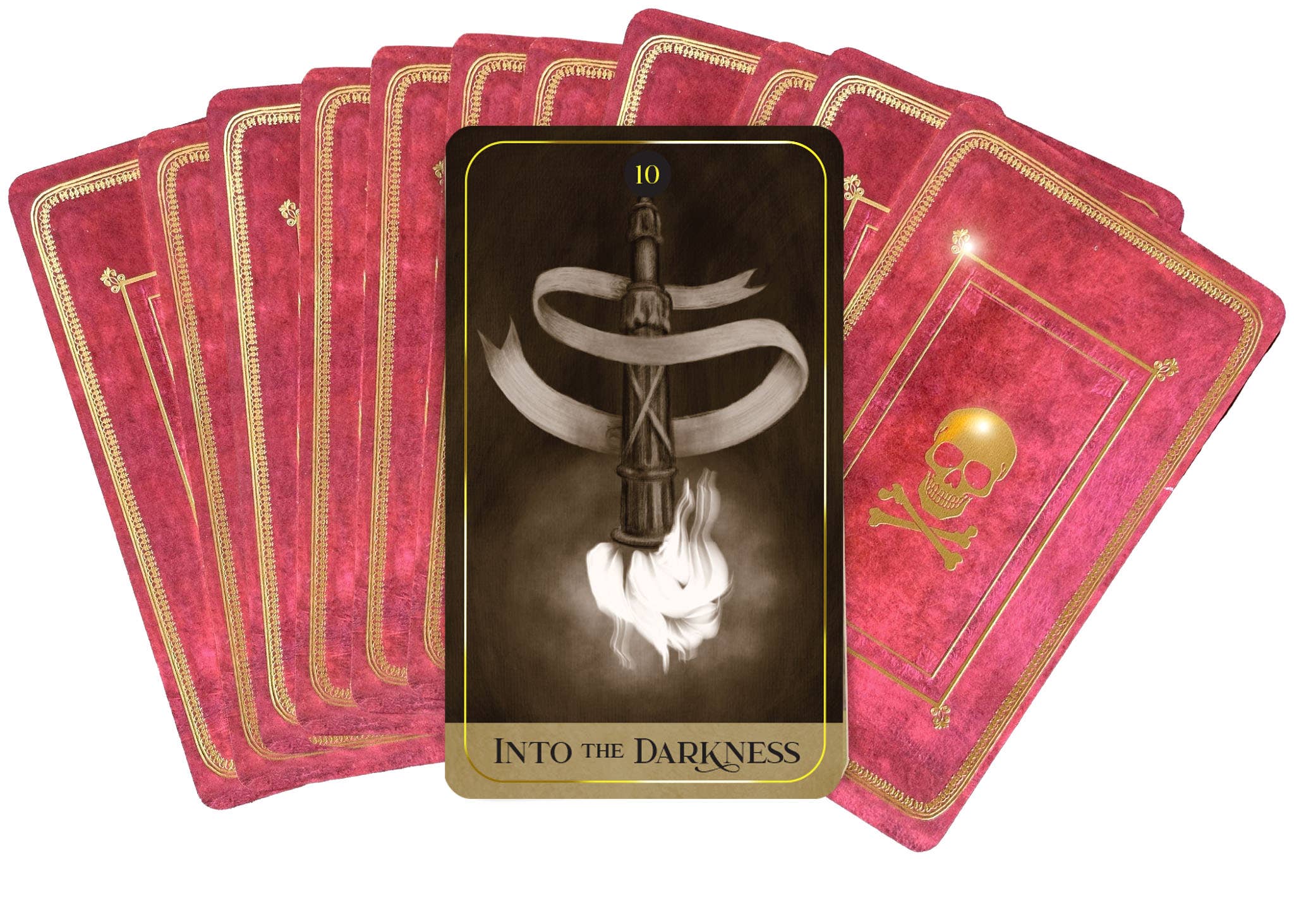 La Panthère Studio - Venta al por mayor Cartas del tarot - Roses, Dust & Ashes, ganador del premio "Mejor Baraja Indie"1