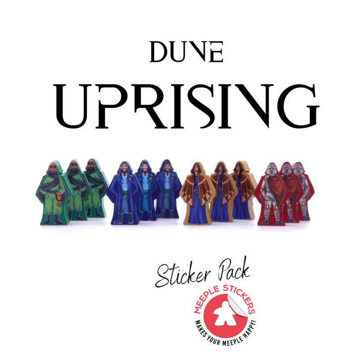 Meeple Stickers - Wholesale Board Game - Dune Imperium Uprising Sticker Set1