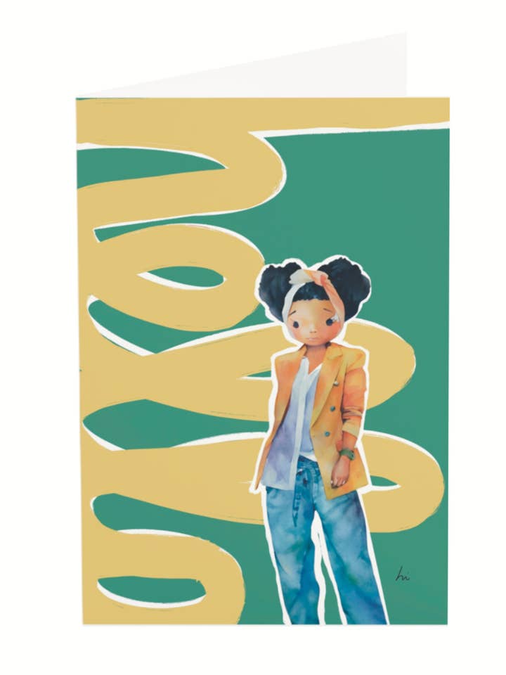 Hello - HarperIman Greeting Card for wholesale by HarperIman and Co.