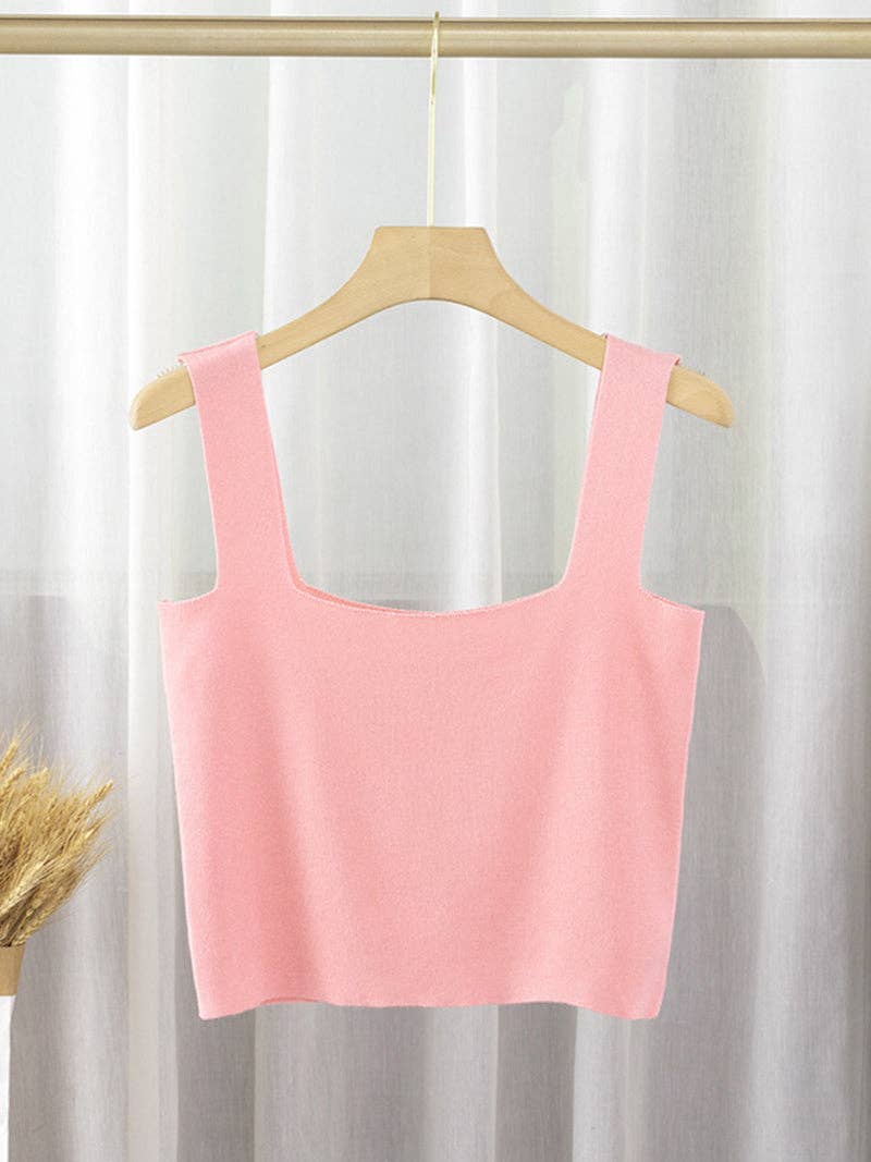 safistyle - Wholesale Tank Top - Women's - Square Neck Crop Top0