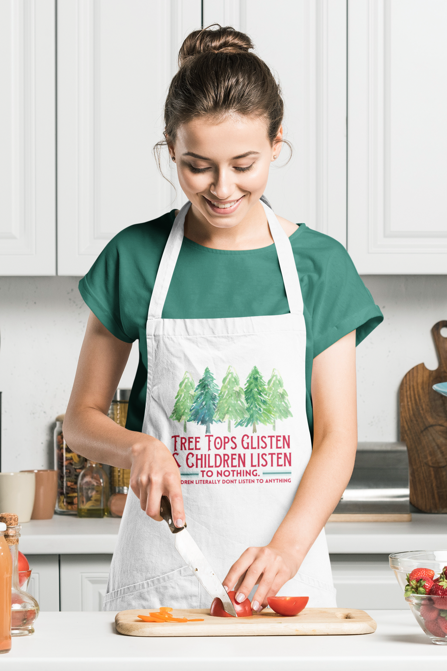 Jackson + Wyatt - Wholesale Apron - Christmas Apron - Children Listen To Nothing0