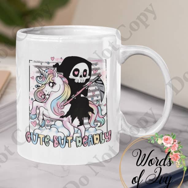 Kaffemugg - Söt men dödlig för wholesale av Words of Ivy