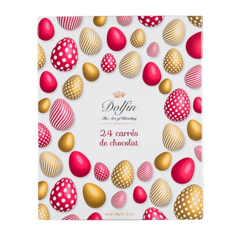 Dolfin - Wholesale Chocolate Box - Easter - 24 Neapolitans “Eggs”0