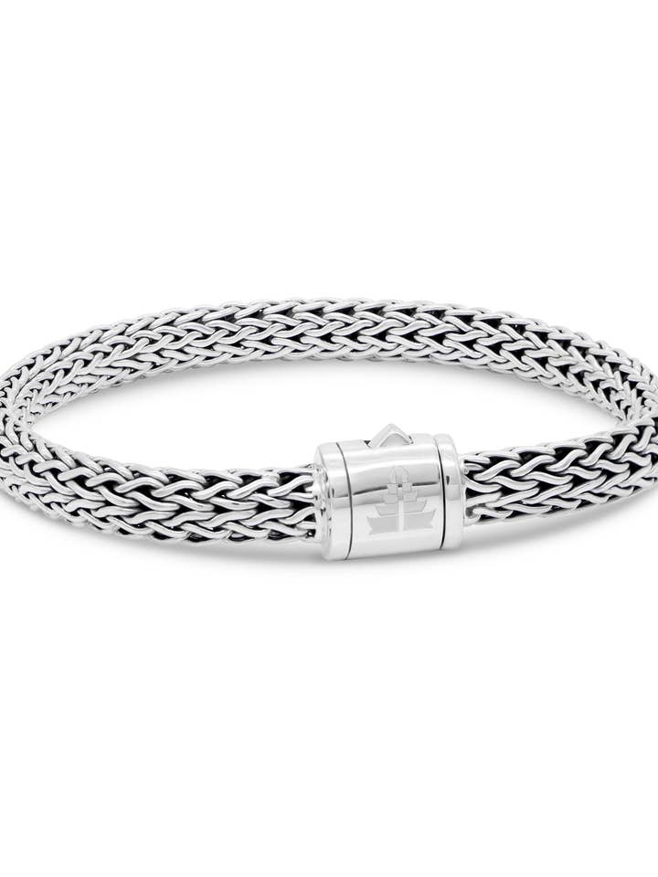 Ovales Kettenarmband mit Drachenknochen, 7 mm für den Großhandel von DEVATA