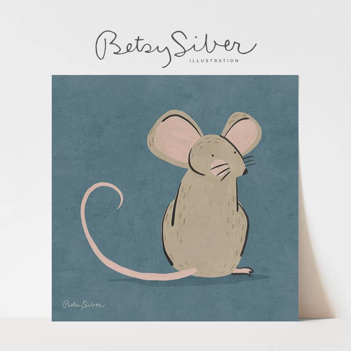 Tirage d'art souris pour la vente par Betsy Siber, Illustration