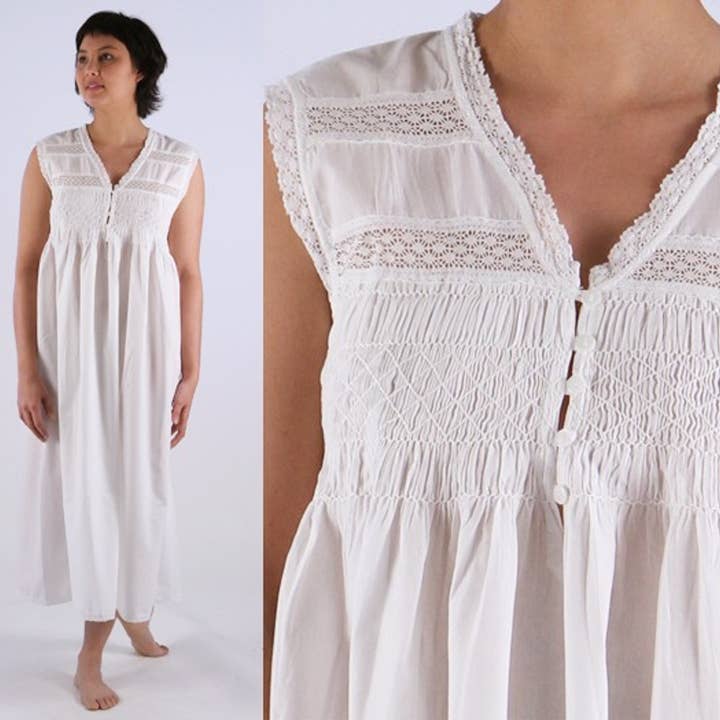 Camisón Jasmine para venta al por mayor de Victoria Linen Australia