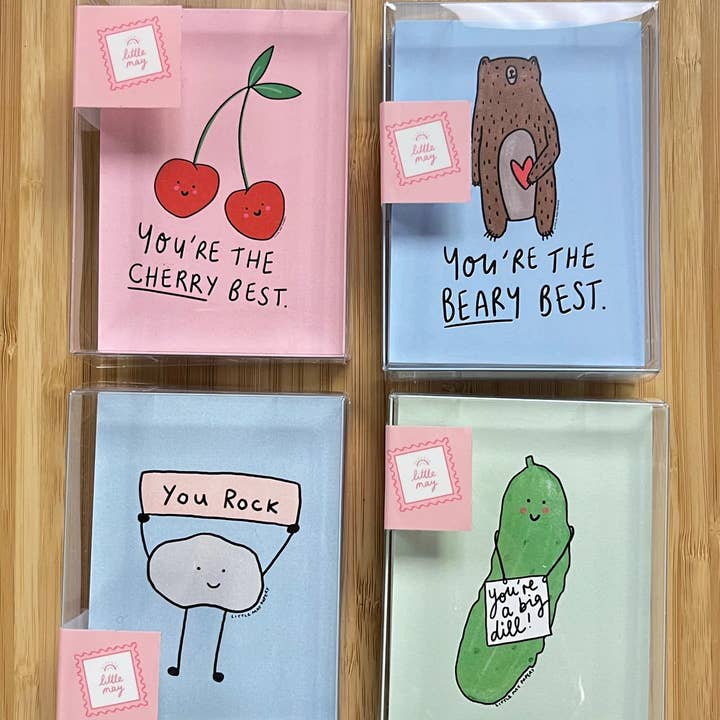 Little May Papery - Wholesale Valentine's Day Card - Mini Valentine Flat Cards18