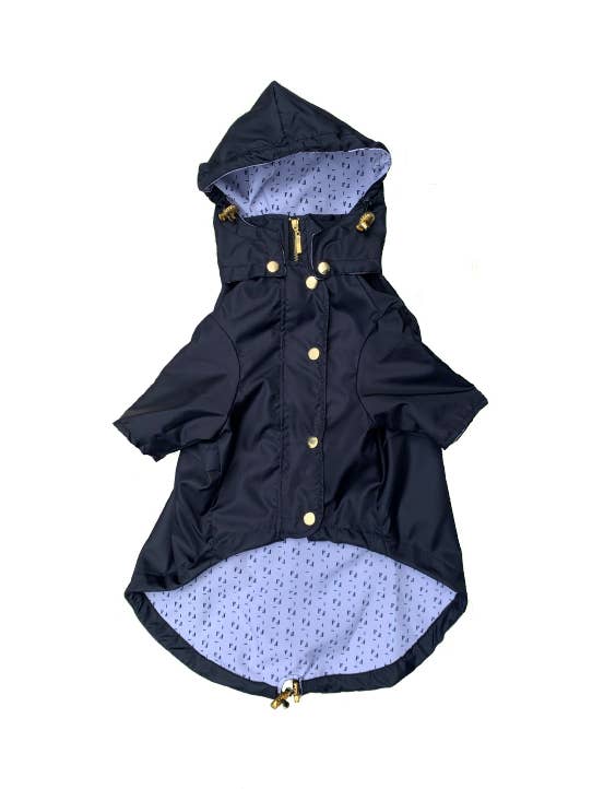 Blue Raincoat for wholesale by Feroz - Urban Pet Fashion