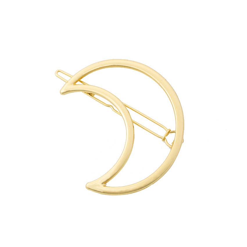 SALINA TRADING INC - Vente Pince à cheveux – femme - Barrette Lune Croissant Sorcière0