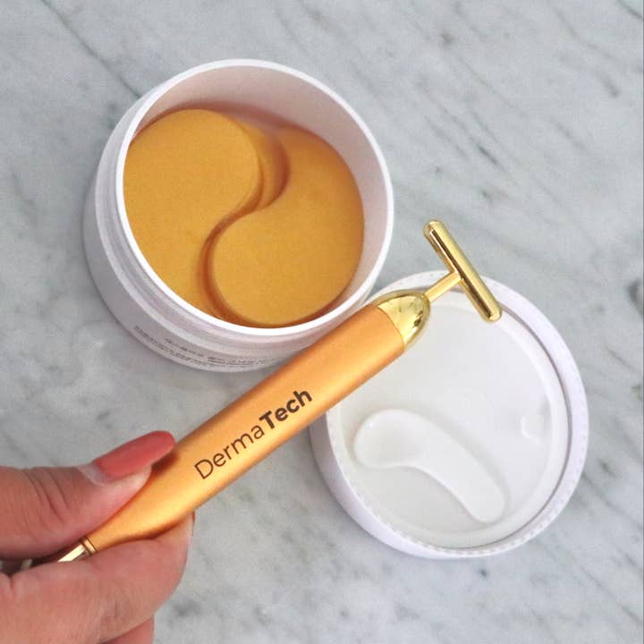 DermaTech Skincare - Wholesale Electronic Skincare Device - Gold Sculpting Beauty Bar
