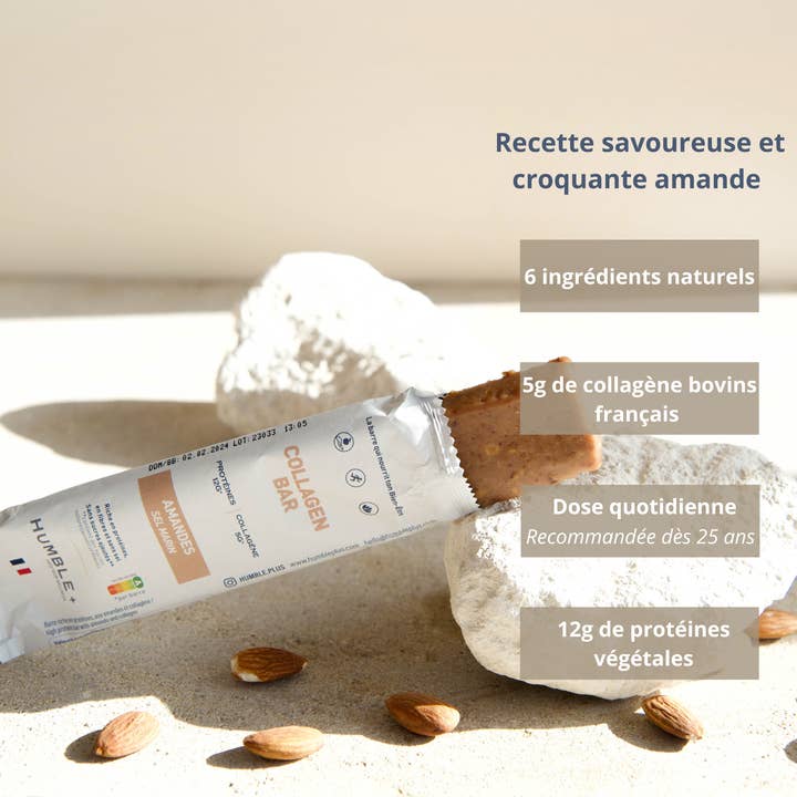 HUMBLE+ - Wholesale Snack Bar - Collagen Bar: collagen protein bar x 12